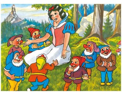 Topa Kostky kubus Sněhurka 20ks