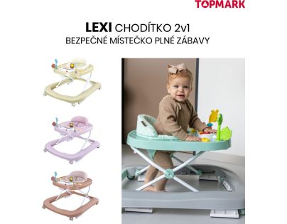 Topmark LEXI chodítko 2v1 macchiato