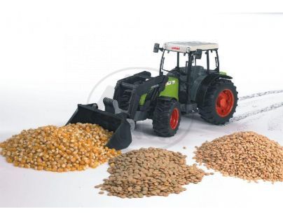 BRUDER 2111 Traktor Claas Nectis + čelný nakladač
