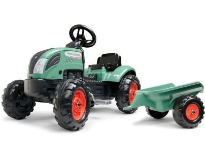 Traktor šliapací farmársky tmavo zelený Vintage - Poškodený obal
