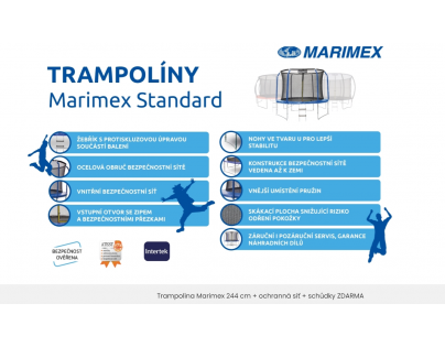 Trampolína Marimex 244 cm