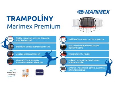 Trampolína Marimex Premium 366 cm