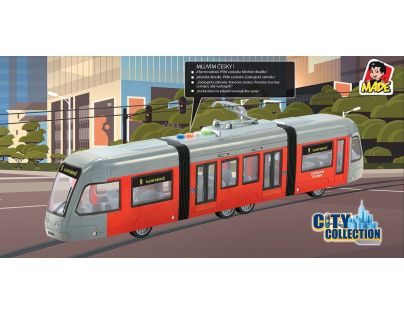 Made Električka na zotrvačník so svetlom a hudbou