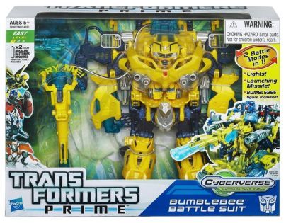 Transformers Prime Cyberverse Hasbro 38003 - Bumblebee Battle Suit