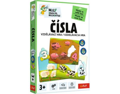Trefl Hra Malý objaviteľ Čísla SK CZ