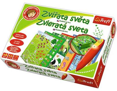 Trefl Malý objaviteľ Zvieratá sveta a čarovná ceruzka