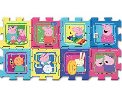 Trefl Penové puzzle Peppa Pig