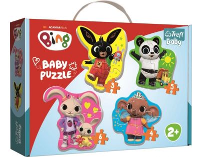 Trefl Puzzle baby Bing Bunny a priatelia 18 dielikov