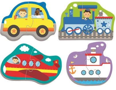 Trefl Puzzle Baby Classic Dopravné prostriedky 8 dielikov