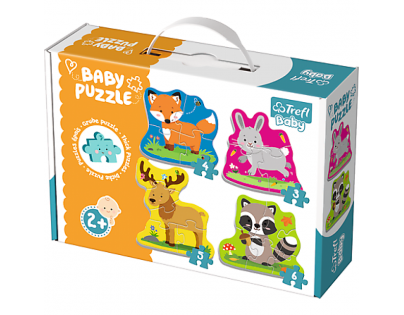 Trefl Puzzle Baby Classic Zvieratá v lese 18 dielikov