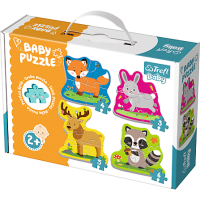 Trefl Puzzle Baby Classic Zvieratá v lese 18 dielikov 2