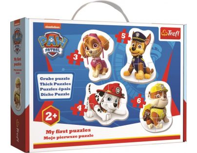 Trefl Puzzle baby Labková patrola 18 dielikov