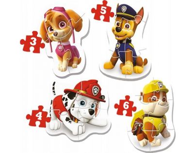 Trefl Puzzle baby Labková patrola 18 dielikov