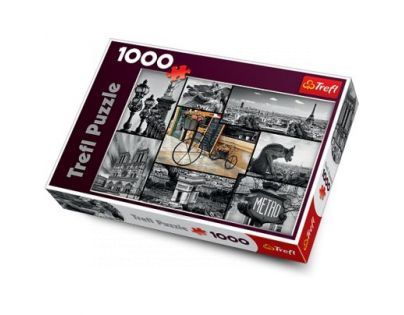 Trefl Puzzle Paříž koláž 1000 dílků