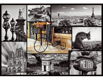 Trefl Puzzle Paříž koláž 1000 dílků