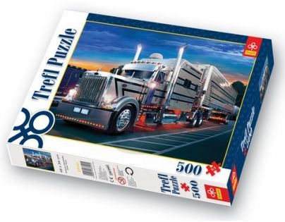 Trefl Puzzle Stříbrný kamion 500 dílků