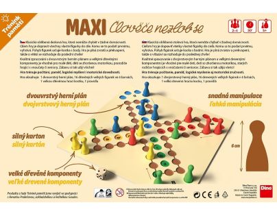 TRÉNING PAMÄTI: MAXI ČLOVEČE NEHNEVAJ SA Náučná hra