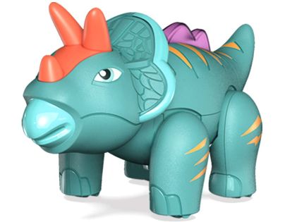 Triceratops magnetický skladací