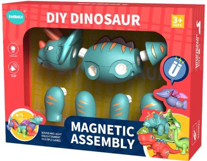 Triceratops magnetický skladací