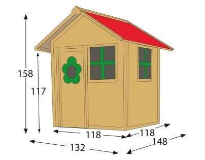 Trigano Domeček dřevěný ARMELLE