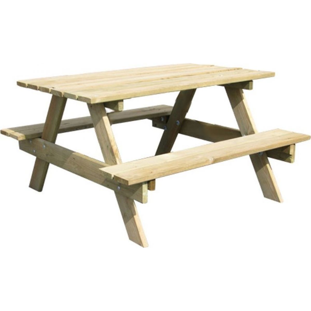 Trigano drevený stolček s lavicami Piknik