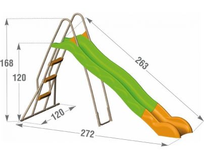 Trigano Šmýkačka 250 cm Toboggans