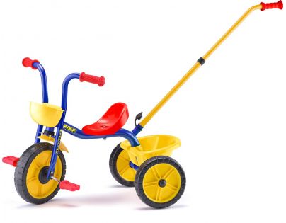 Merkur Trojkolka Baby Trike s vodiacou tyčou