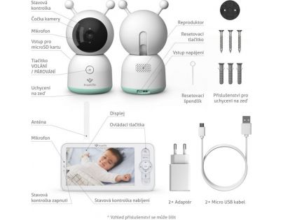 TrueLife NannyCam R7 Dual Smart CZ verzia