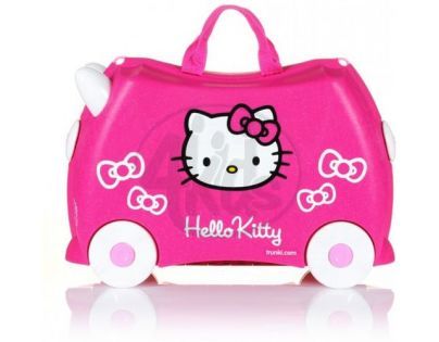 Trunki 0131TR - Trunki Kufřík + odrážedlo Hello Kitty (2 v 1)