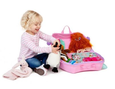 Trunki Kufrík a odrážadlo pastelová Rosie
