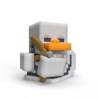 Tubbz kačička Minecraft - Skeleton (prvá edícia) 2