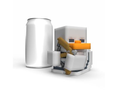 Tubbz kačička Minecraft - Skeleton (prvá edícia)