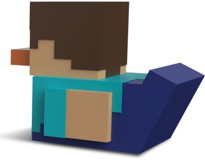 Tubbz kačička Minecraft Steve (prvá edícia)
