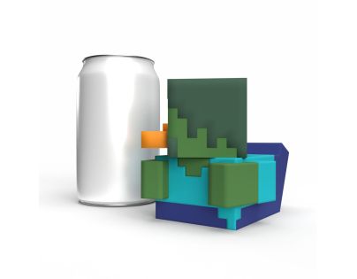 Numskull Tubbz kačička Minecraft Zombie