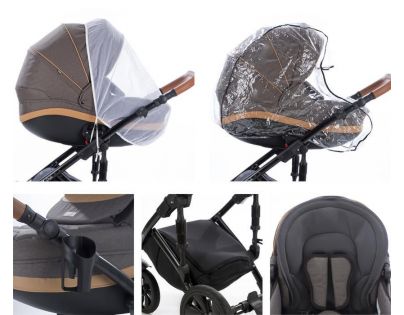 Tutis Kočárek Mimi Style 3 v 1 Grey Rhombus