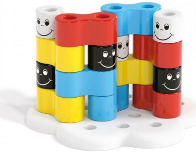 Quercetti Twin Pegs Stavebnica z veľkých oblých kolíčkov