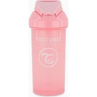 Twistshake Netečúci fľaša so slamkou 360 ml pastelovo ružová 2