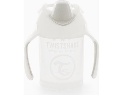 Twistshake Učiaci netečúci hrnček 230 ml biely