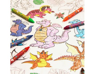 Pexi Obrúsky vyfarbovacie Zoo 12 ks