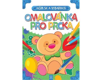 Učím sa a vyfarbujem. Omaľovánka pre drobca
