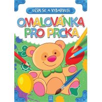 Učím sa a vyfarbujem. Omaľovánka pre drobca
