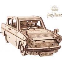 Ugears 3D drevené mechanické puzzle Harry Potter Lietajúci Ford Anglia