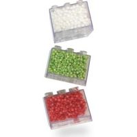 Ultra Foam Mix balenie 3 ks zelená, červená, biela modelovacia hmota 2