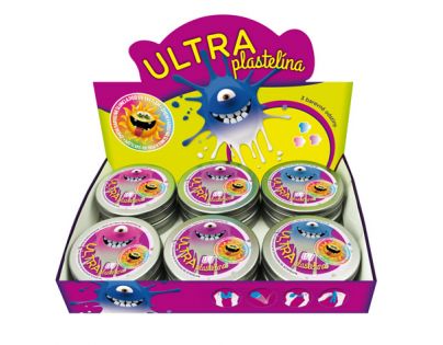Ultra Plastelína 80g UV fialová