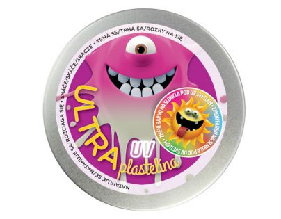 Ultra Plastelína 80g UV ružová