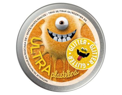 Ultra Plastelína Glitter Oranžová
