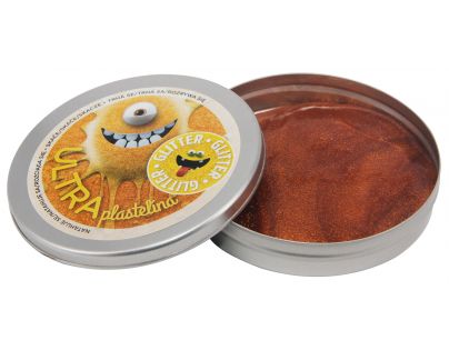 Ultra Plastelína Glitter Oranžová