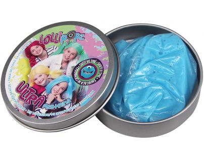 Ultra Plastelína Lollipopz, svietiace v tme, 50 g modrá