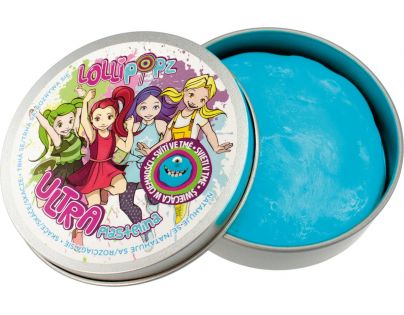 Ultra Plastelína Lollipopz, svietiace v tme, 50 g modrá
