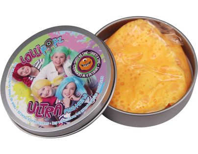 Ultra Plastelína Lollipopz, svietiace v tme, 50 g oranžová